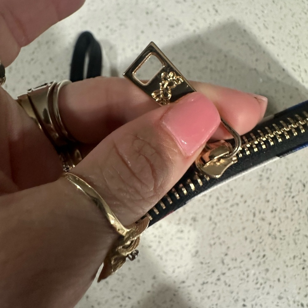 Romero Britto Giftcraft Flying Heart Wallet Wristlet Multi-Colour EUC - Picture 5 of 6